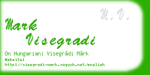 mark visegradi business card
